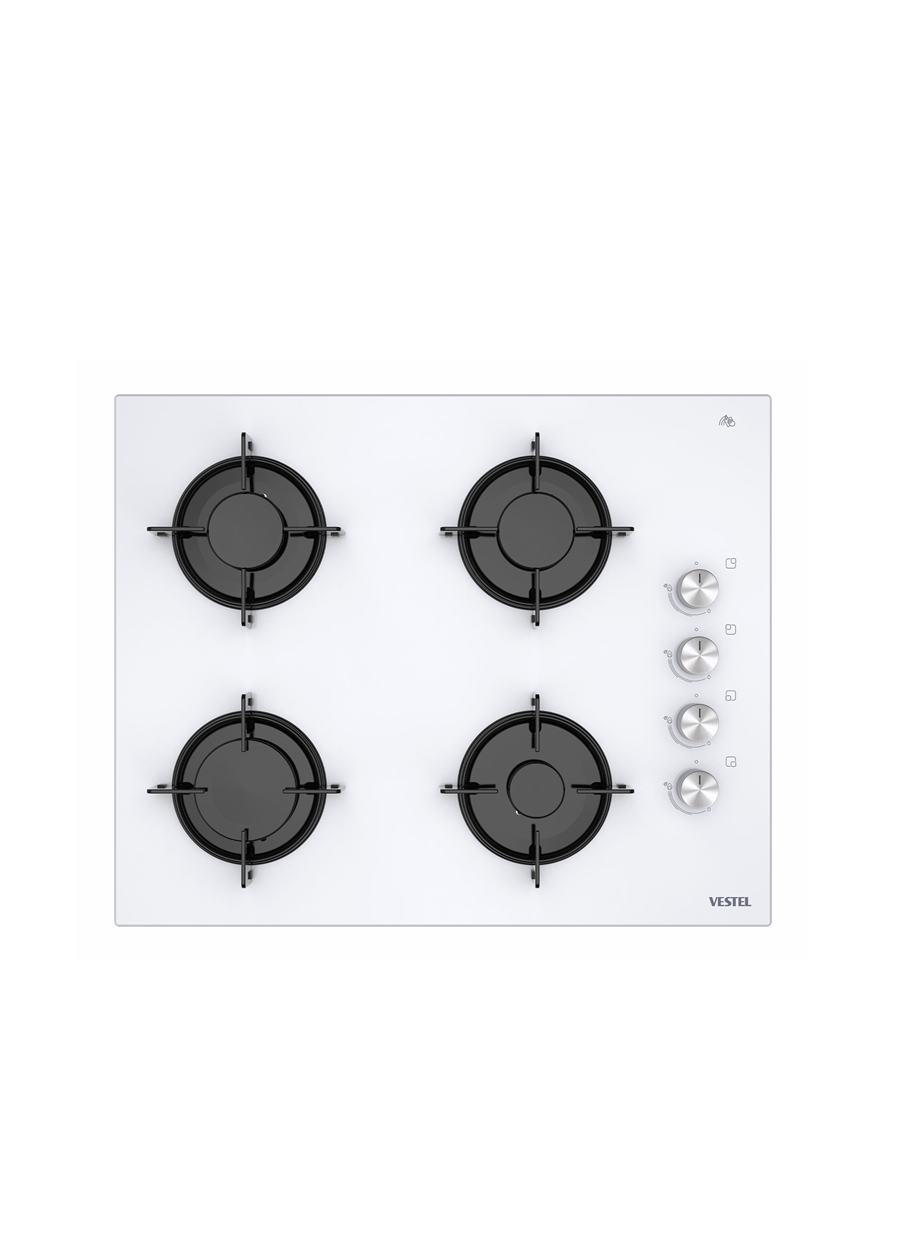 Vestel AO-651041 B DG 65 cm 4 Gözü Gazlı Ankastre Ocak
