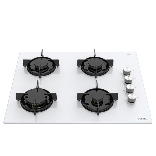 Vestel AO-651041 B DG 65 cm 4 Gözü Gazlı Ankastre Ocak