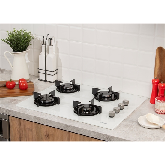 Vestel AO-651041 B DG 65 cm 4 Gözü Gazlı Ankastre Ocak