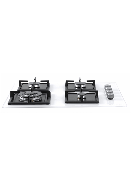 Vestel AO-6510419 B DG DWK 65 cm 4 Gözü Gazlı (1 Gözü Wok'lu) Ankastre Ocak