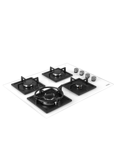 Vestel AO-6510419 B DG DWK 65 cm 4 Gözü Gazlı (1 Gözü Wok'lu) Ankastre Ocak