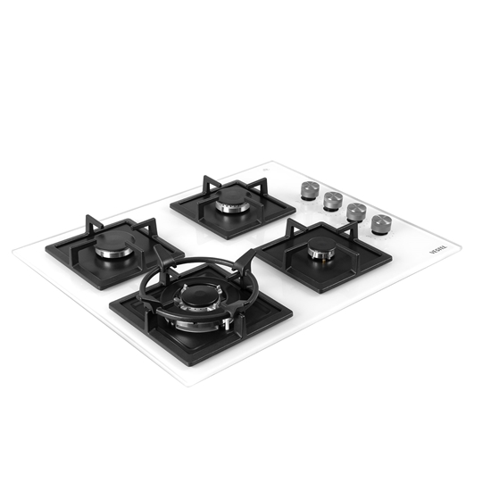 Vestel AO-6510419 B DG DWK 65 cm 4 Gözü Gazlı (1 Gözü Wok'lu) Ankastre Ocak