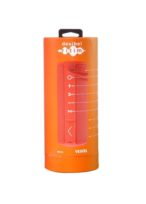 Vestel Desibel H500 Bluetooth Hoparlör Kırmızı