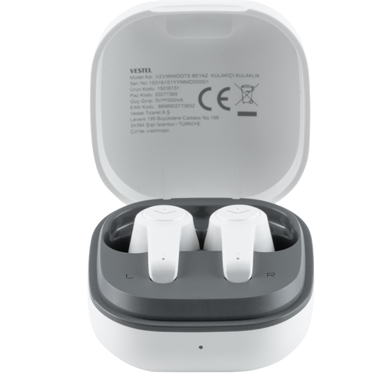V23 Minidots Beyaz Kulakiçi Kulaklık