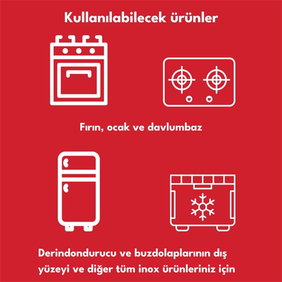 Vesplus Çelik Yüzey Temizleyici Krem