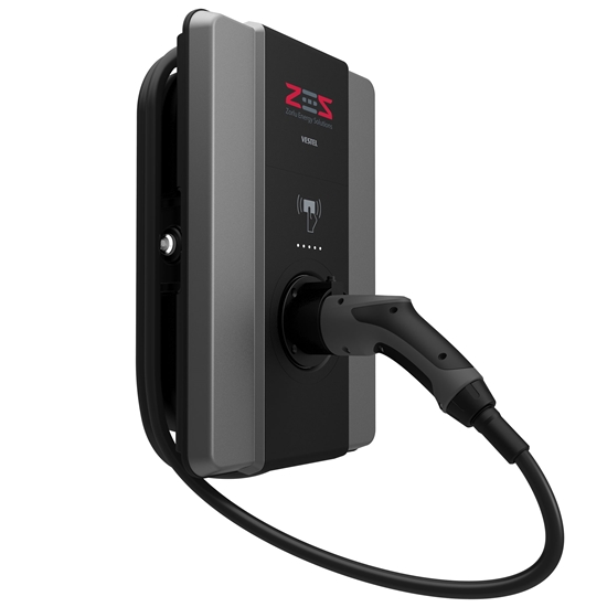 Vestel Elektrikli Araç Şarj İstasyonu EVC04 ZES4-AC22-T2P OPT2 22kW Kablolu