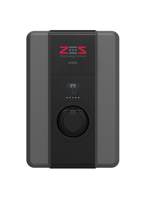 Vestel Elektrikli Araç Şarj İstasyonu EVC04 ZES4-AC22 OPT2 22kW Soketli
