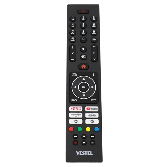 Vestel Akıllı TV Kumandası Siyah U/K 45135