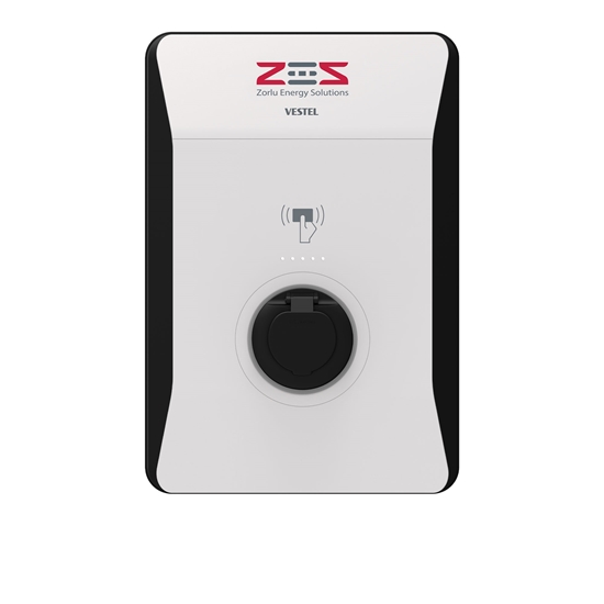 Vestel Elektrikli Araç Şarj İstasyonu EVC04 ZES4-AC22SW-OPT1 22 kW Smart Wifi Soketli