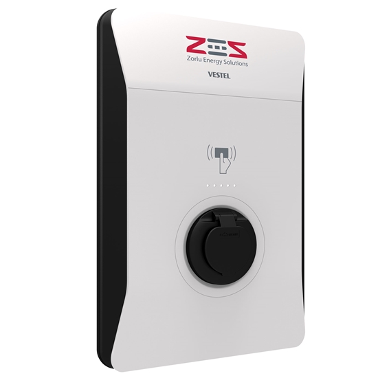 Vestel Elektrikli Araç Şarj İstasyonu EVC04 ZES4-AC22SW-OPT1 22 kW Smart Wifi Soketli