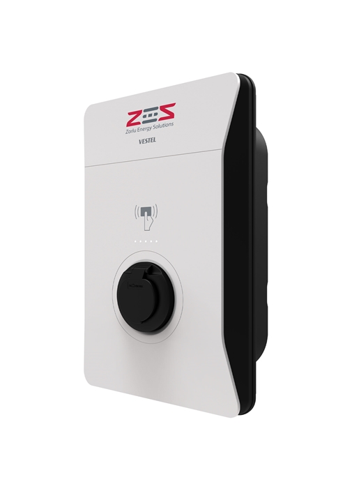 Vestel Elektrikli Araç Şarj İstasyonu EVC04 ZES4-AC22SW-OPT1 22 kW Smart Wi-Fi Soketli