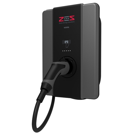 Vestel Elektrikli Araç Şarj İstasyonu EVC04 ZES4-AC22SW-T2P OPT2 22 kW Smart Wifi Kablolu