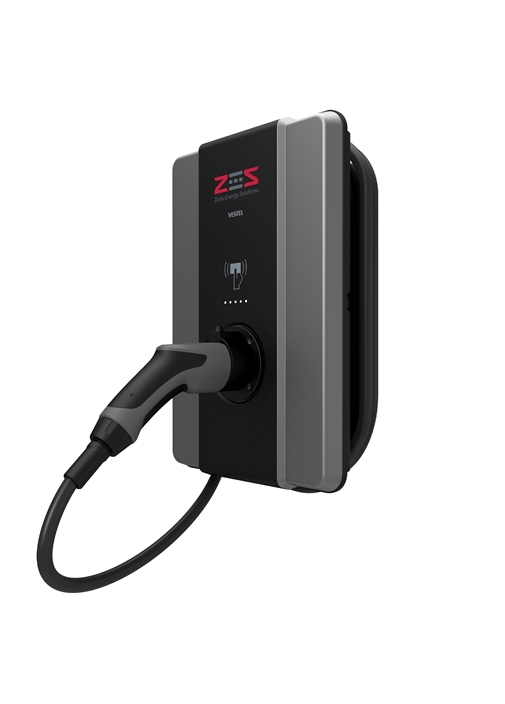 Vestel Elektrikli Araç Şarj İstasyonu EVC04 ZES4-AC22SW-T2P OPT2 22 kW Smart Wi-Fi Kablolu