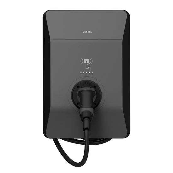 Vestel Elektrikli Araç Şarj İstasyonu EVC04 AC22SW-T2P Smart 22kW Kablolu