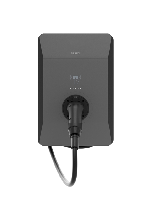 Vestel Elektrikli Araç Şarj İstasyonu EVC04 AC22SW-T2P Smart 22kW Kablolu