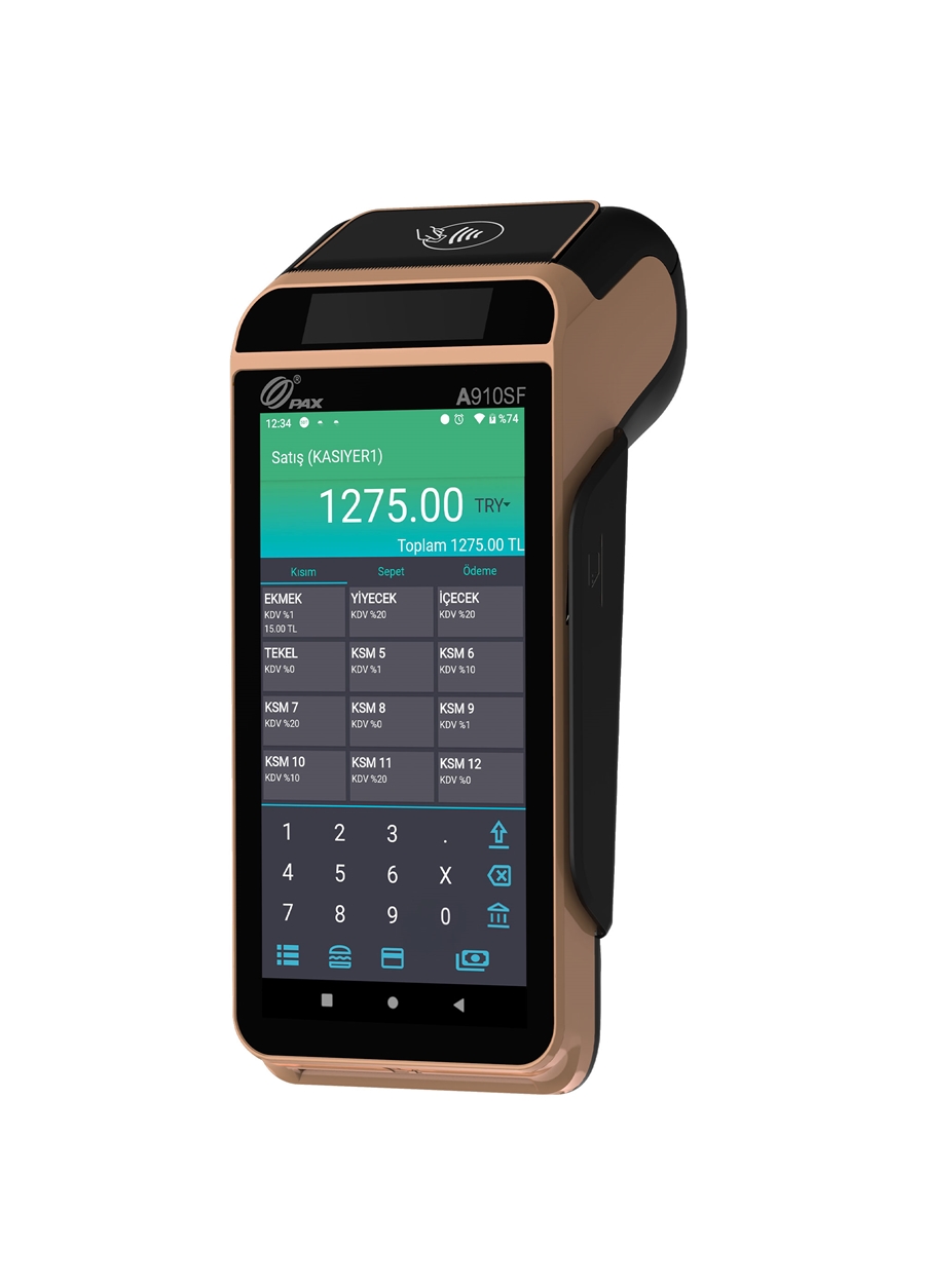 PAX A910SF Android YazarkasaPOS
