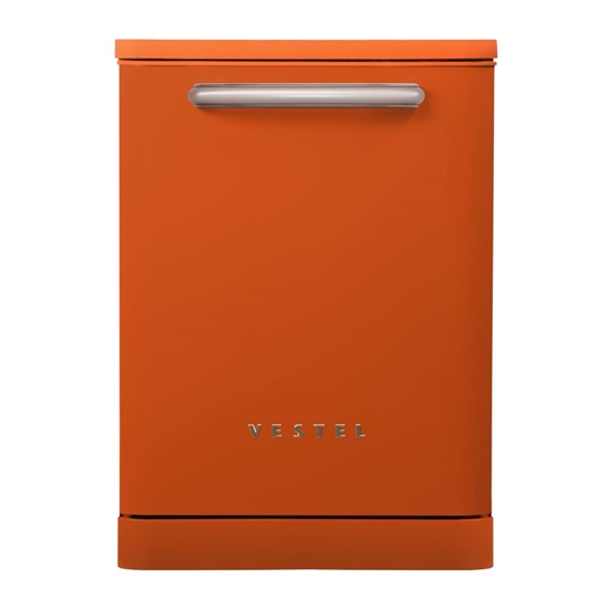Vestel BM 5011 Retro Turuncu Bulaşık Makinesi