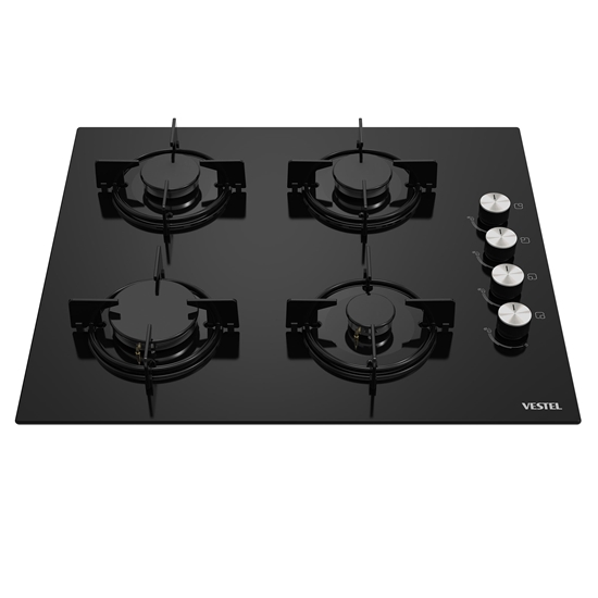 Vestel AO-61041 S DG 60 cm 4 Gözü Gazlı Ankastre Ocak