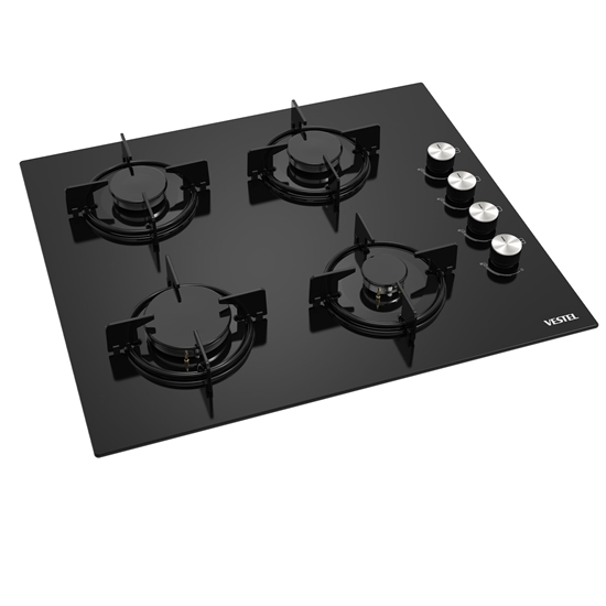 Vestel AO-61041 S DG 60 cm 4 Gözü Gazlı Ankastre Ocak