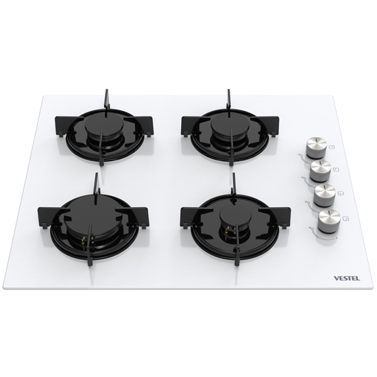 Vestel AO-61041 B DG 60 cm 4 Gözü Gazlı Ankastre Ocak