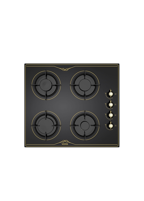 Vestel AO-61041 RS DG 60 cm 4 Gözü Gazlı Ankastre Ocak