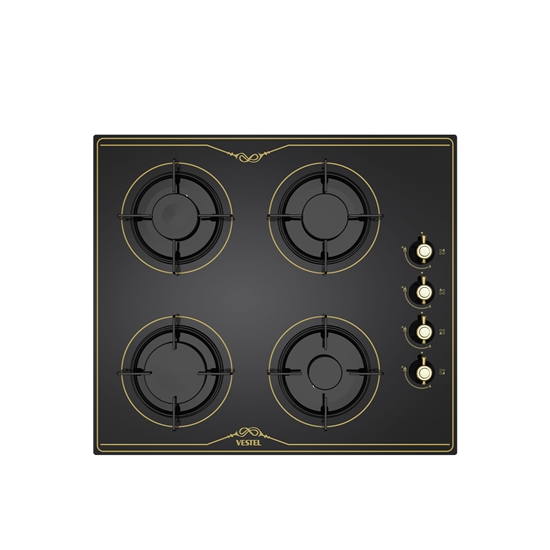 Vestel AO-61041 RS DG 60 cm 4 Gözü Gazlı Ankastre Ocak
