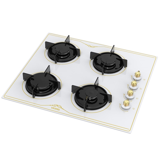 Vestel AO-61041 RB DG 60 cm 4 Gözü Gazlı Ankastre Ocak