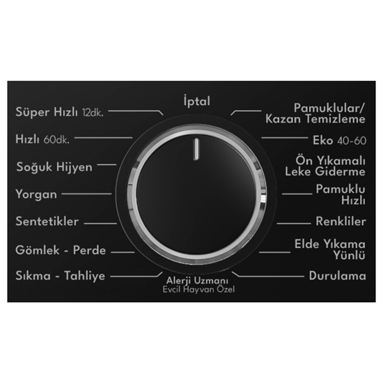 Vestel CMI 128442 WIFI 12 Kg 1400 Devir Çamaşır Makinesi
