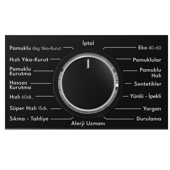 Vestel KCMI 99442 WIFI 9 Kg 1400 Devir Kurutmalı Çamaşır Makinesi