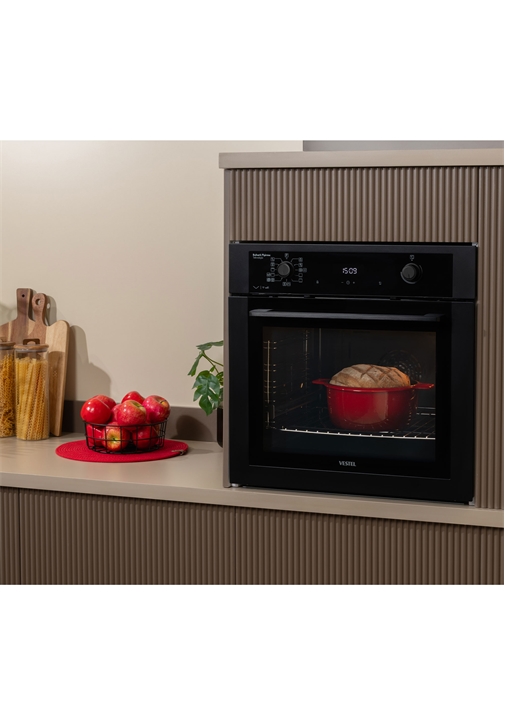Vestel AF-810412 MS LF WIFI 70 Lt A Enerji Sınıfı Ankastre Fırın