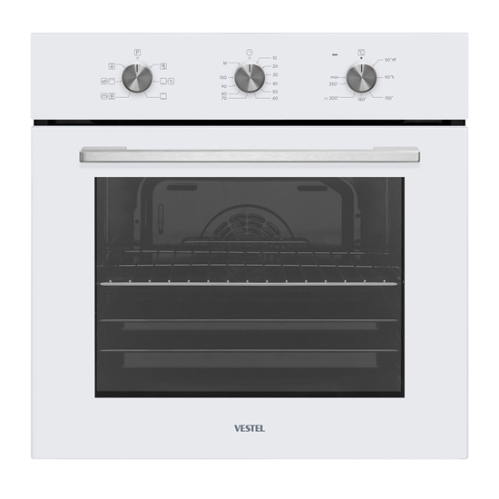 Vestel Eğik Beyaz Pratik Zamanlayıcılı Set