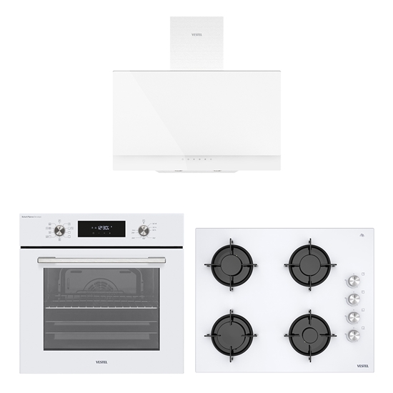 Vestel Eğik Beyaz Dijital Lezzet Set